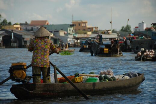 Boating along the Mekong Delta