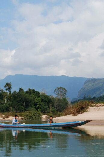 Nam Ou river , Laos 