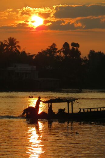 Mekong Delta at Sunrise, Magnificent Vietnam Tour