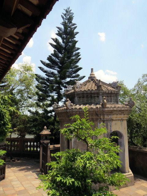 Vietnamese trees and pagodas