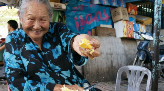 Saigon fruit seller