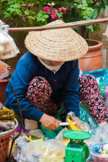 Market trader, Hanoi