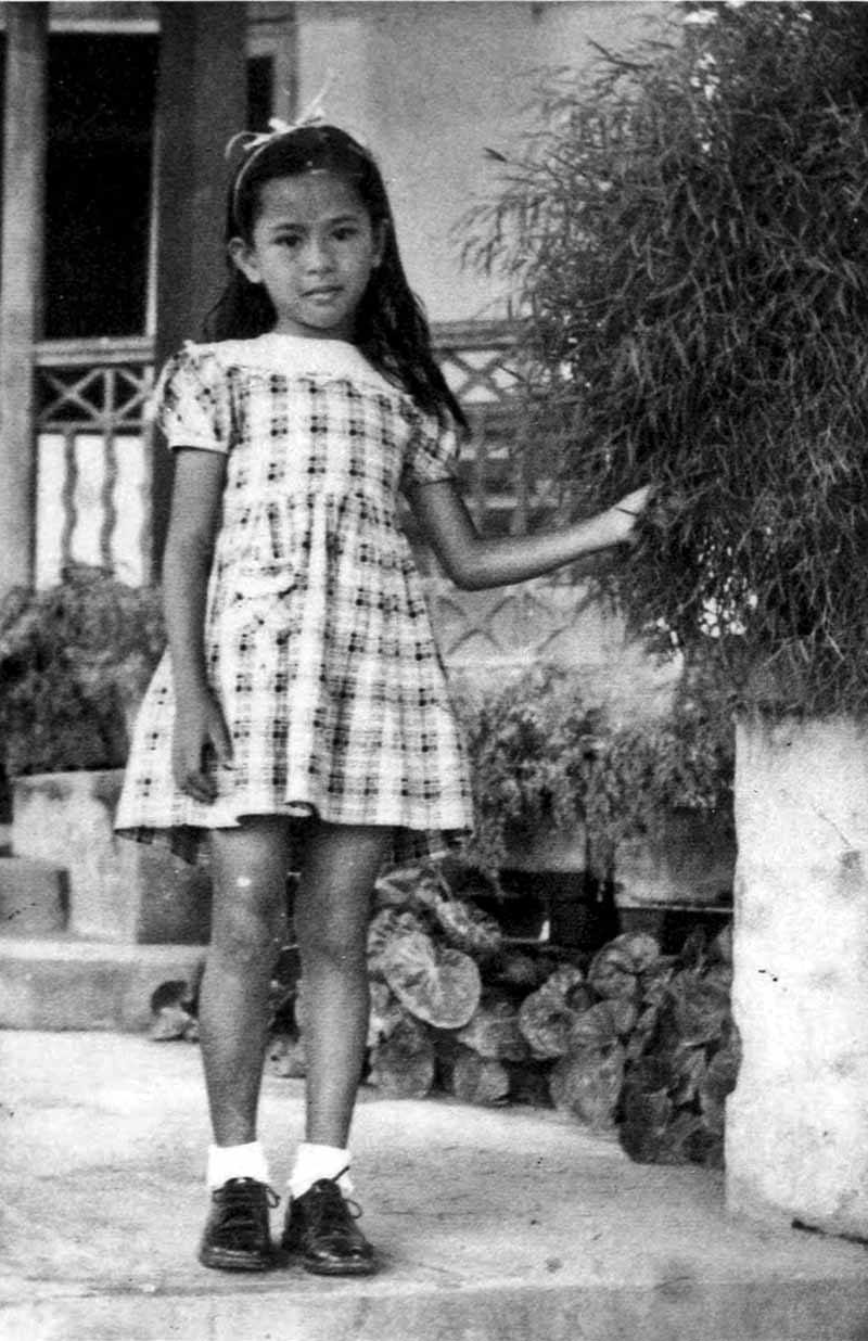 Aung San Suu Kyi as a child