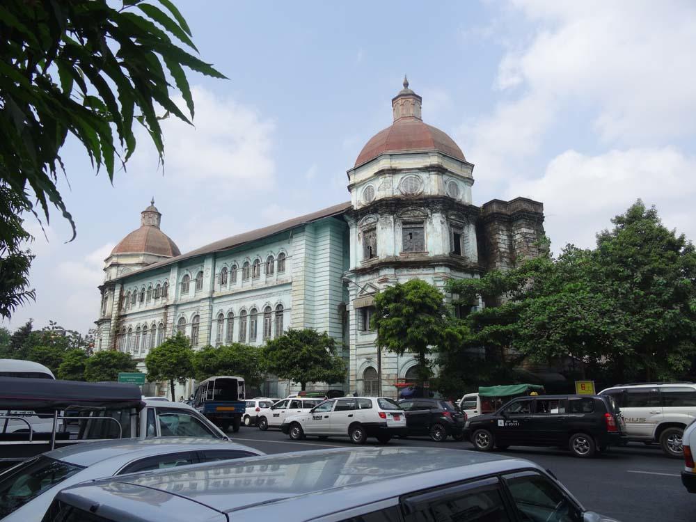 Admire Yangon's faded colonial glory