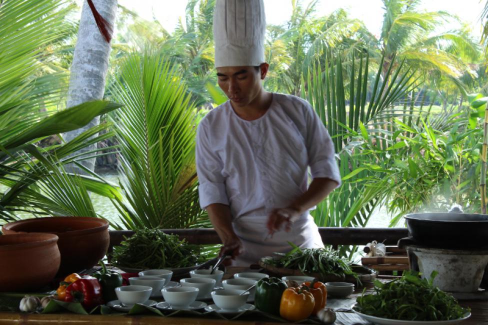 Enjoy a cooking class in the quiet countryside surrounding Hoi An