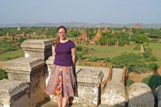 Charlotte Bower in Bagan