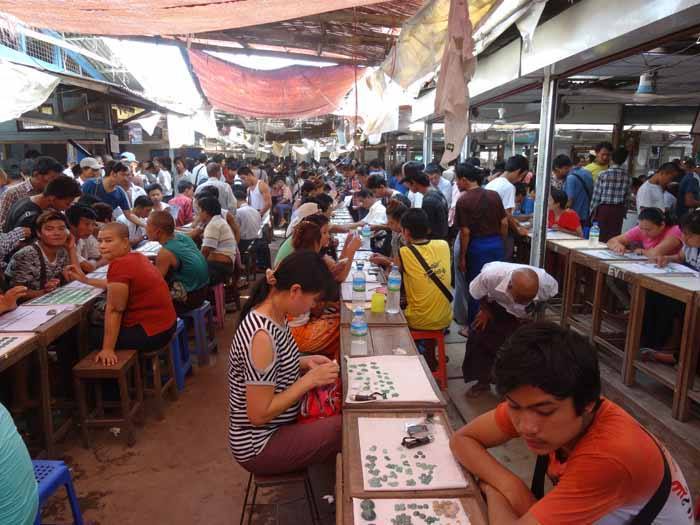 Mandalay jade market