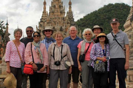 Group tour in Burma