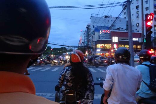 Zip through the traffic on a Vespa tour in Saigon