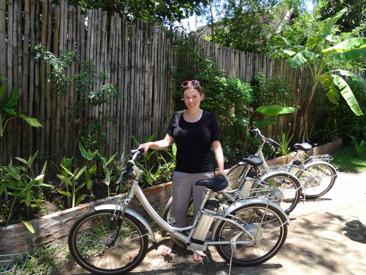 E-biking in Luang Prabang