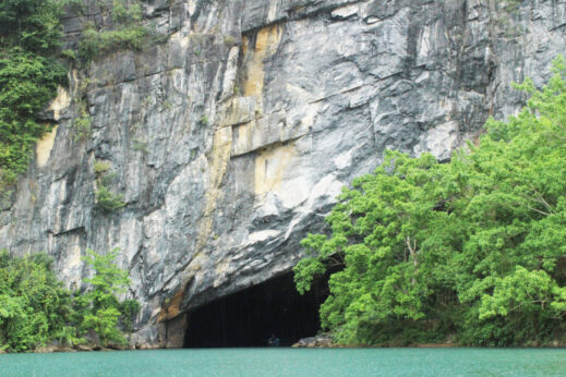The river entrance to Phong Nha Cave