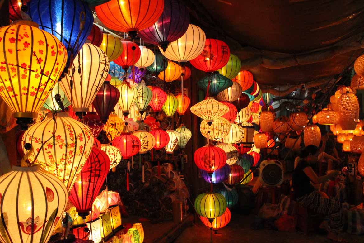 Hoi An is famous for its lanterns. Have a go at making your own at a craft workshop.