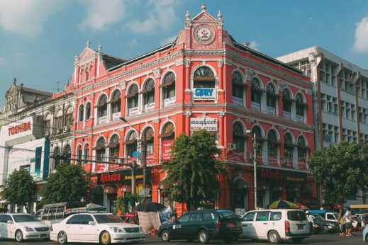 Yangon colonial building