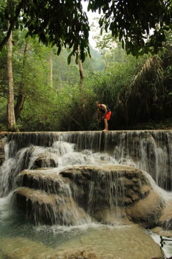 Explore the many smaller waterfalls throughout the jungle