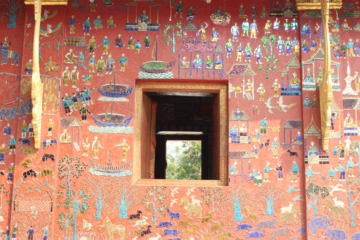 Wat Xieng Thong's beautiful mosaics were one of my highlights