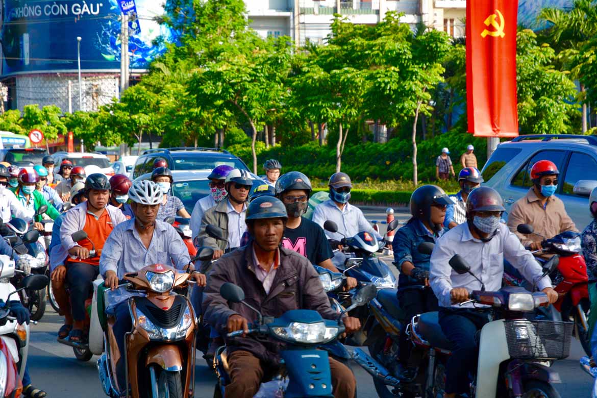Ho Chi Minh in full throttle