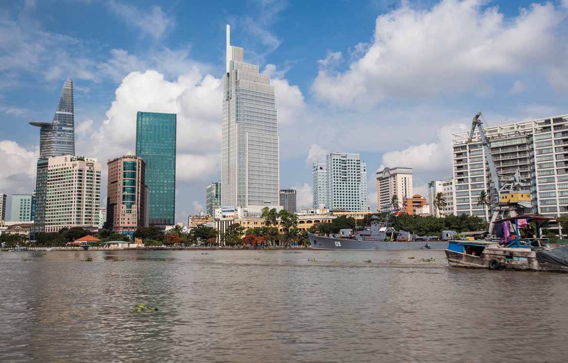 The Saigon skyline (copyright Peter Jackson)