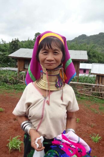 A Kayan woman in Panpet Village