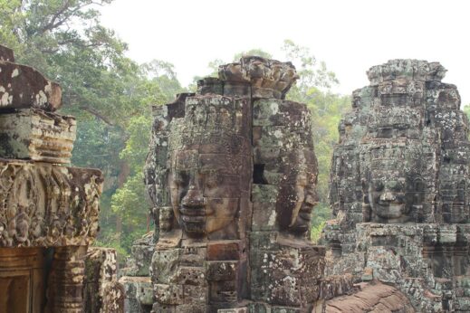 Bayon faces in Cambodia