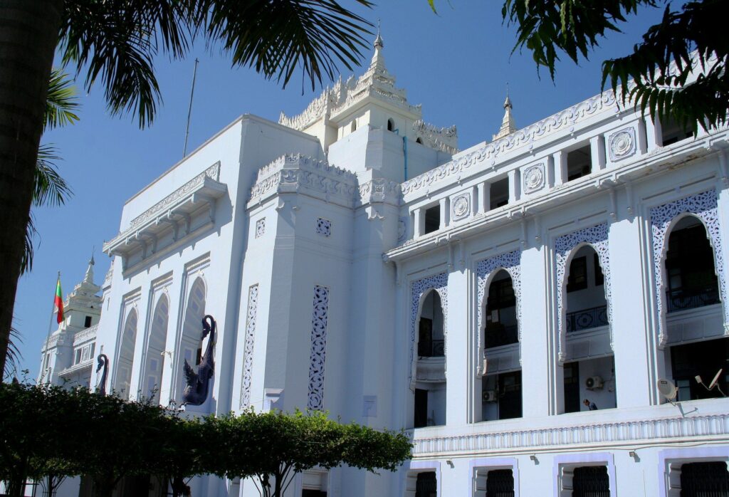 City Hall in Yangon, Burma (Myanmar)