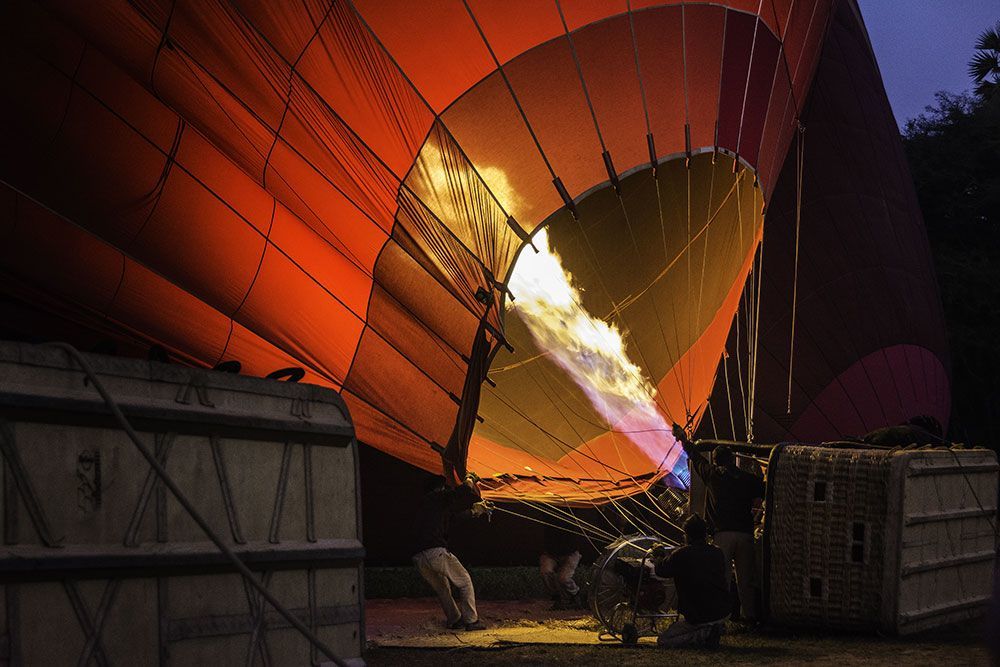Travel Photography Competition - Hot Air Balloon flights in Burma 