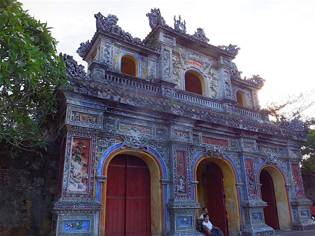 Gateway to Imperial Citadel in Hue, Vietnam