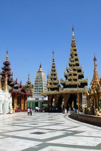 Shwedagon pagoda in Burma