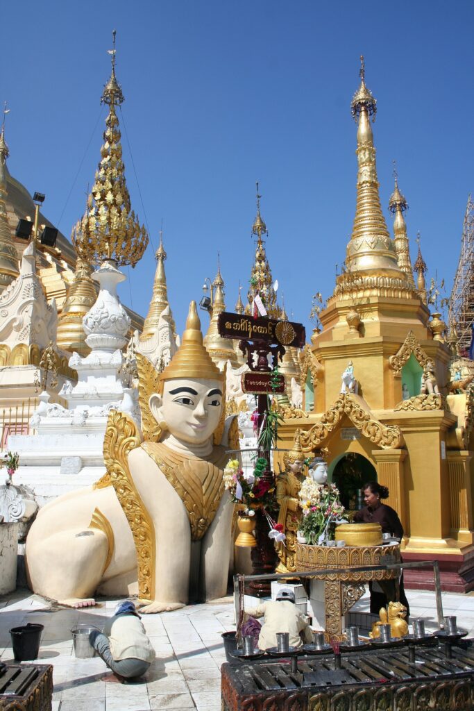 Shwedagon Pagoda in Yangon, Burma (Myanmar)