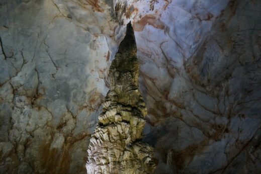Reflection in the caves at Phong Nha National Park, Vietnam