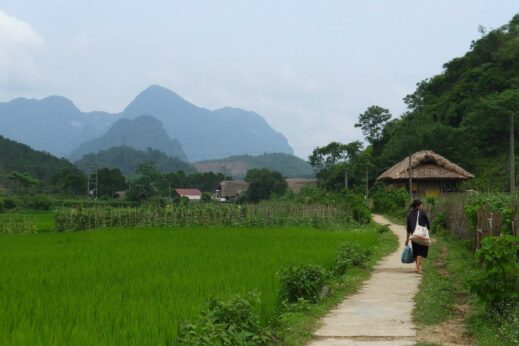Flat terrain in Ha Giang
