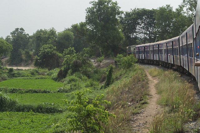 Yangon's circle train, Burma (Myanmar)