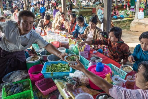 Visit a market in Burma (Myanmar)