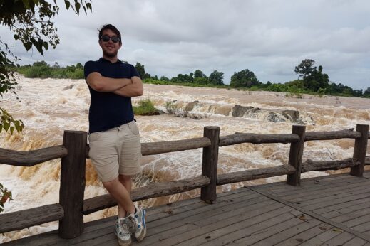 Liphi falls in Laos