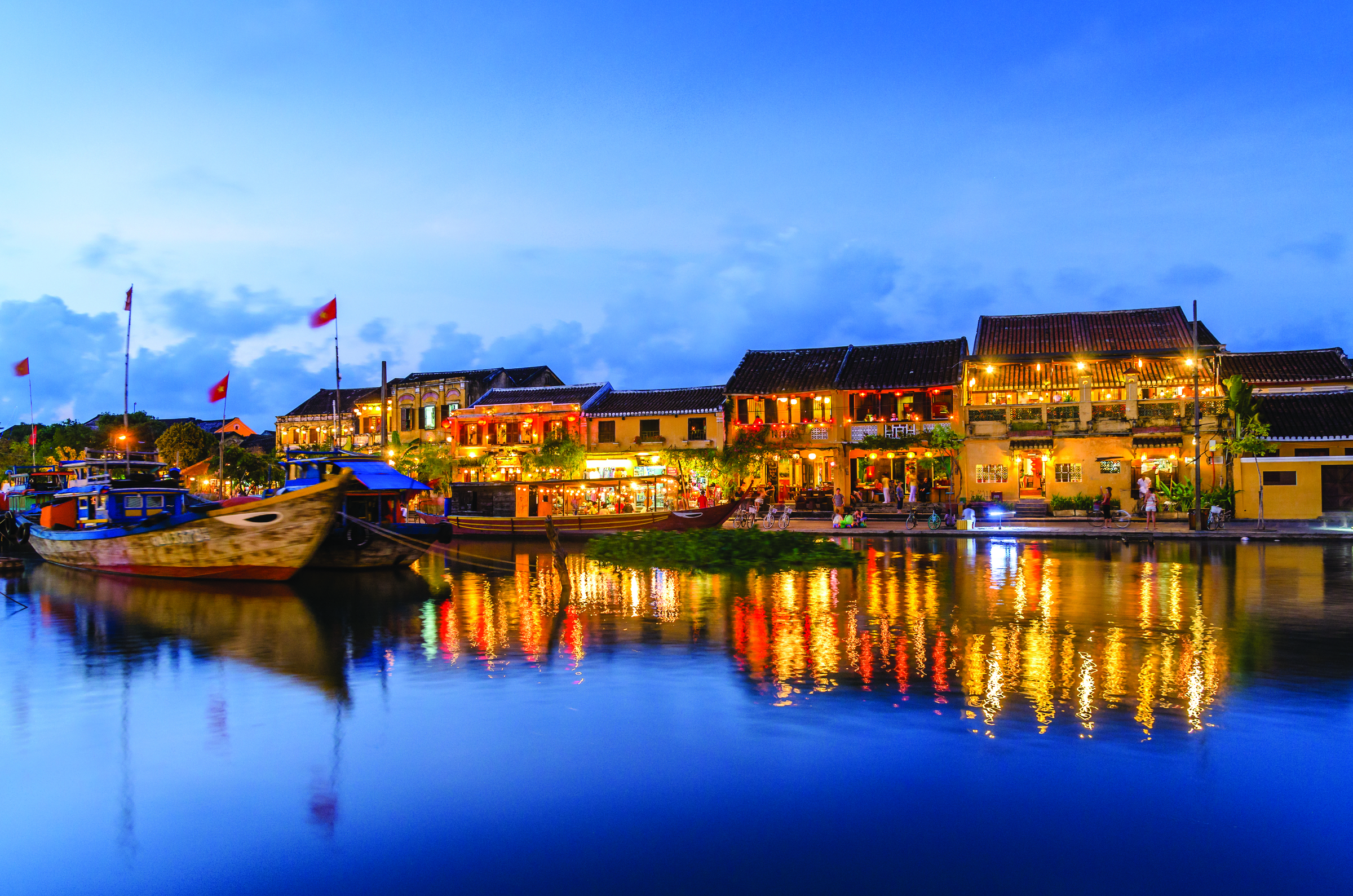 Hoi An Riverside twilight, Vietnam