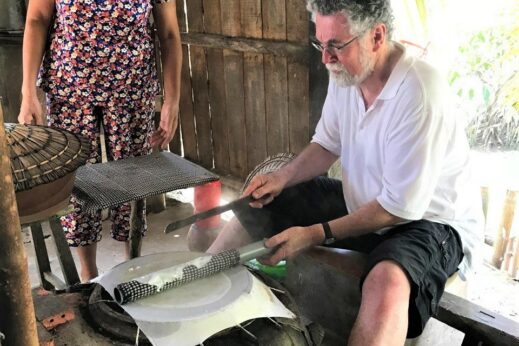 Rice Paper Making in Mekong Delta
