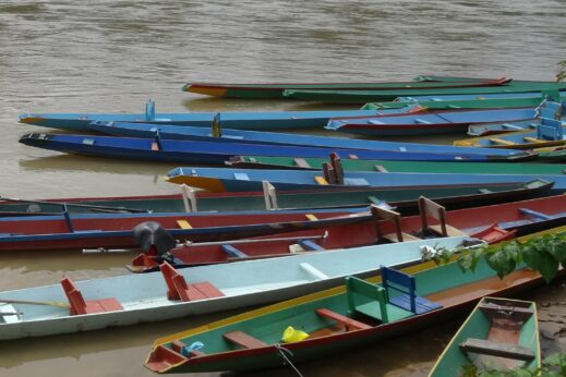 Vientiane, Laos boat racing
