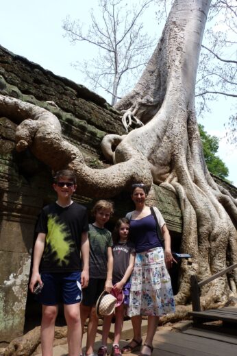 Ta Prohm, family travel at the Angkor temples in Cambodia