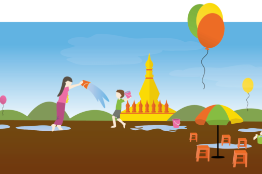 Myanmar (Burma) New Year's Thingyan celebration