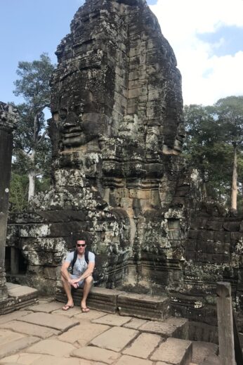 Bayon, Aaron tour leading in Cambodia