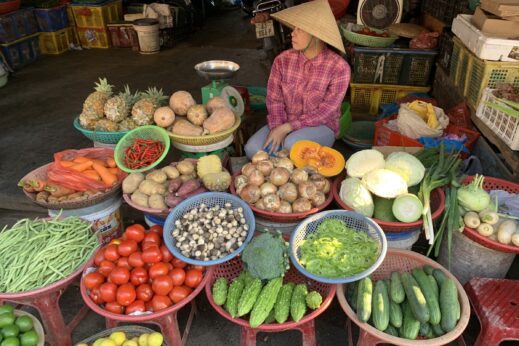 Fresh fruit and vegetables in Hoi An, Vietnam