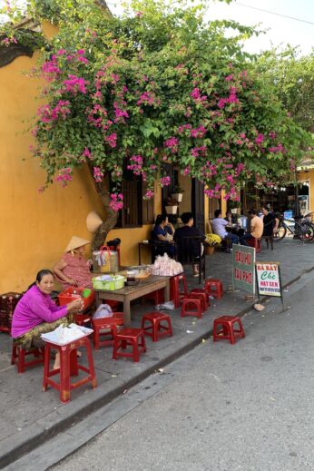 Yellow walls in Hoi An, Vietnam